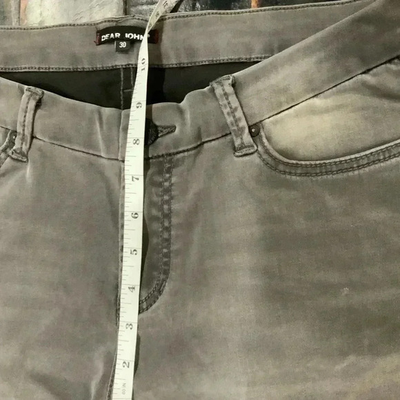 DEAR JOHN CIGARETTE MEDIUM GRAY LEGGING JEANS SIZE 30 - Picture 3 of 8